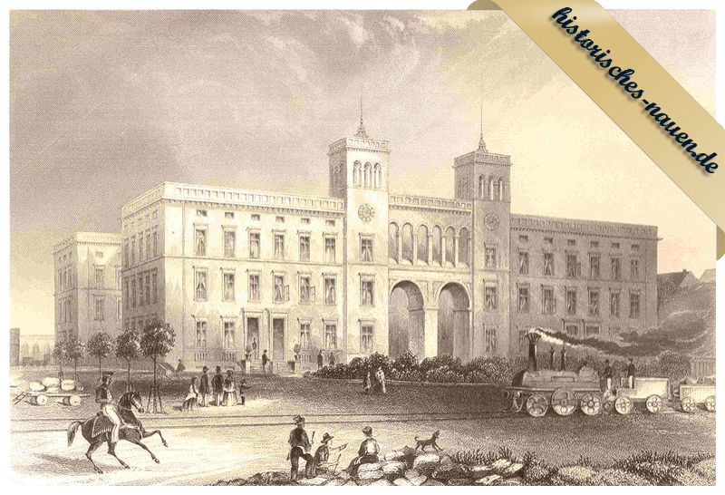 Berlin Hamburger-Bahnhof um 1850