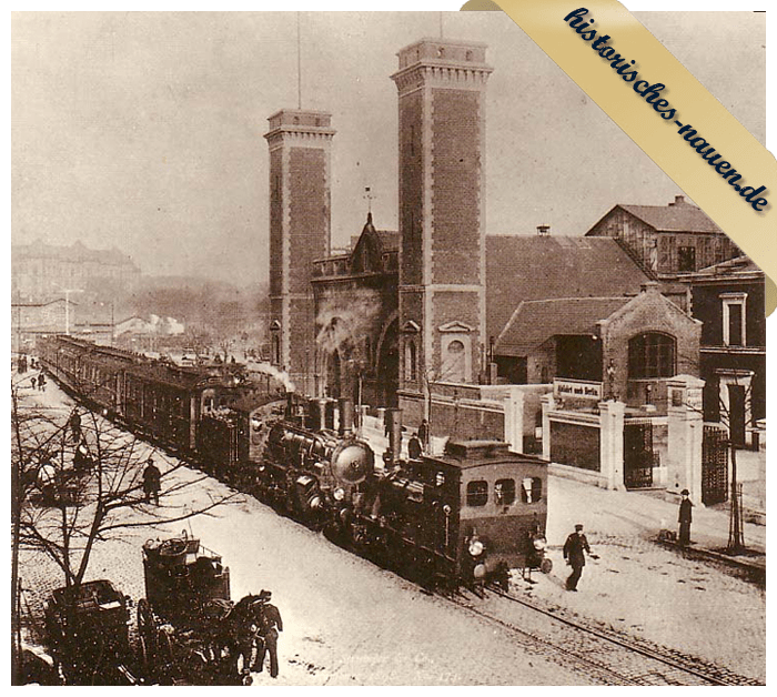 Hamburg Berliner-Bahnhof um 1870