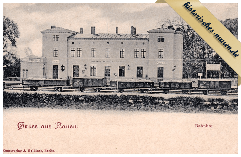 Bahnhof Nauen um 1900
