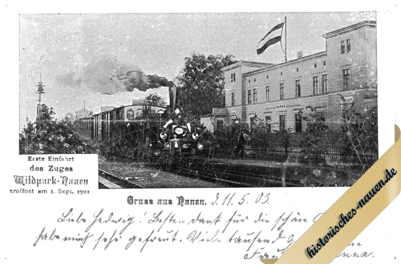 Eröffnungsfahrt Wildpark - Nauen 1902