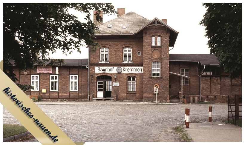 Kremmen Bahnhof nach 1989