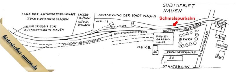 Bahnhofsumfeld Nauen 1913