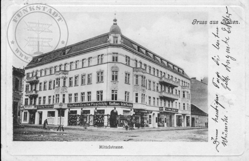 Kaufhaus Geschwister Ploschitzki um 1905