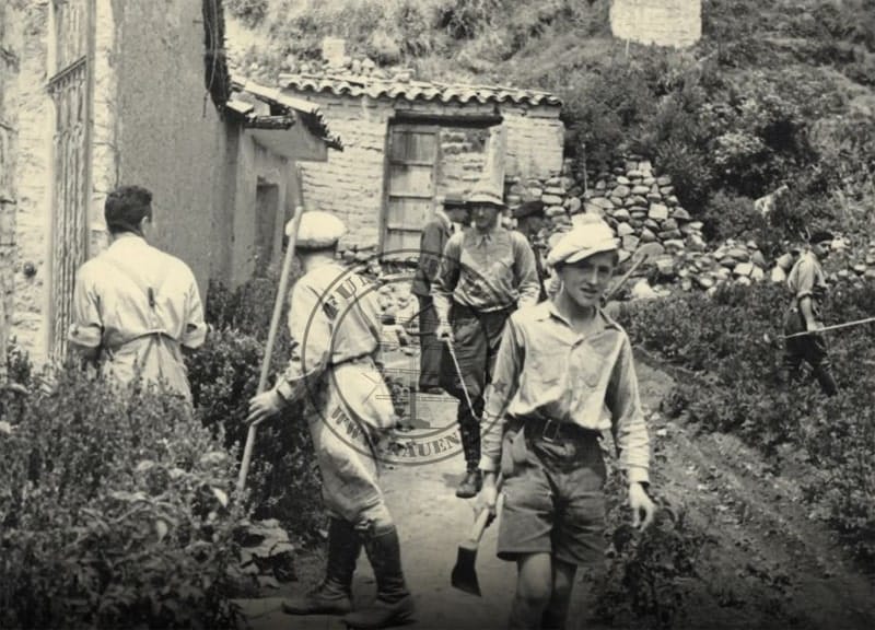 Landarbeiter in der Buena Tierra 1943 (JDC-Archive)