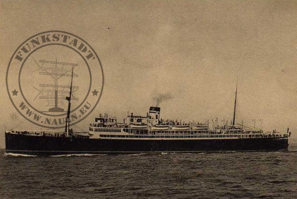 MS Virgilio, das Schwesternschiff der MS Orazio, war auf der gleichen Route unterwegs